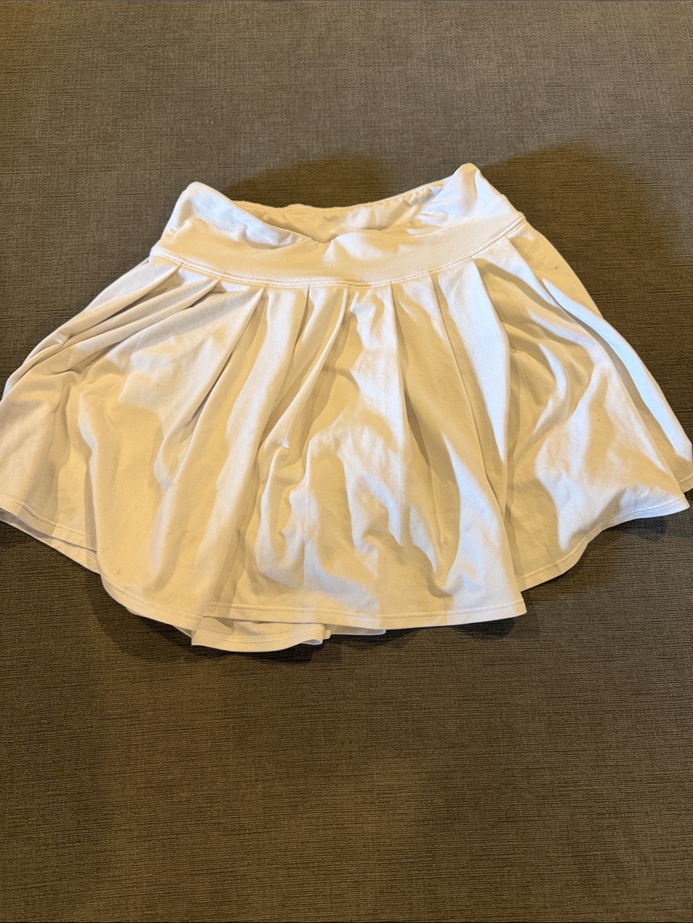 abercrombie kids White Pleated Midi Skirt